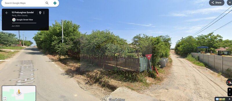 Peris, langa Profi, teren 1.600 mp, deschidere 20 ml.